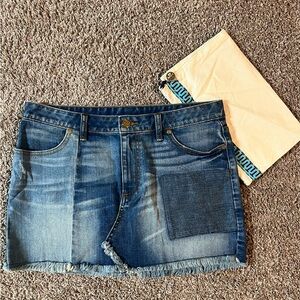 TORY BURCH Denim Mini Skirt Size 31